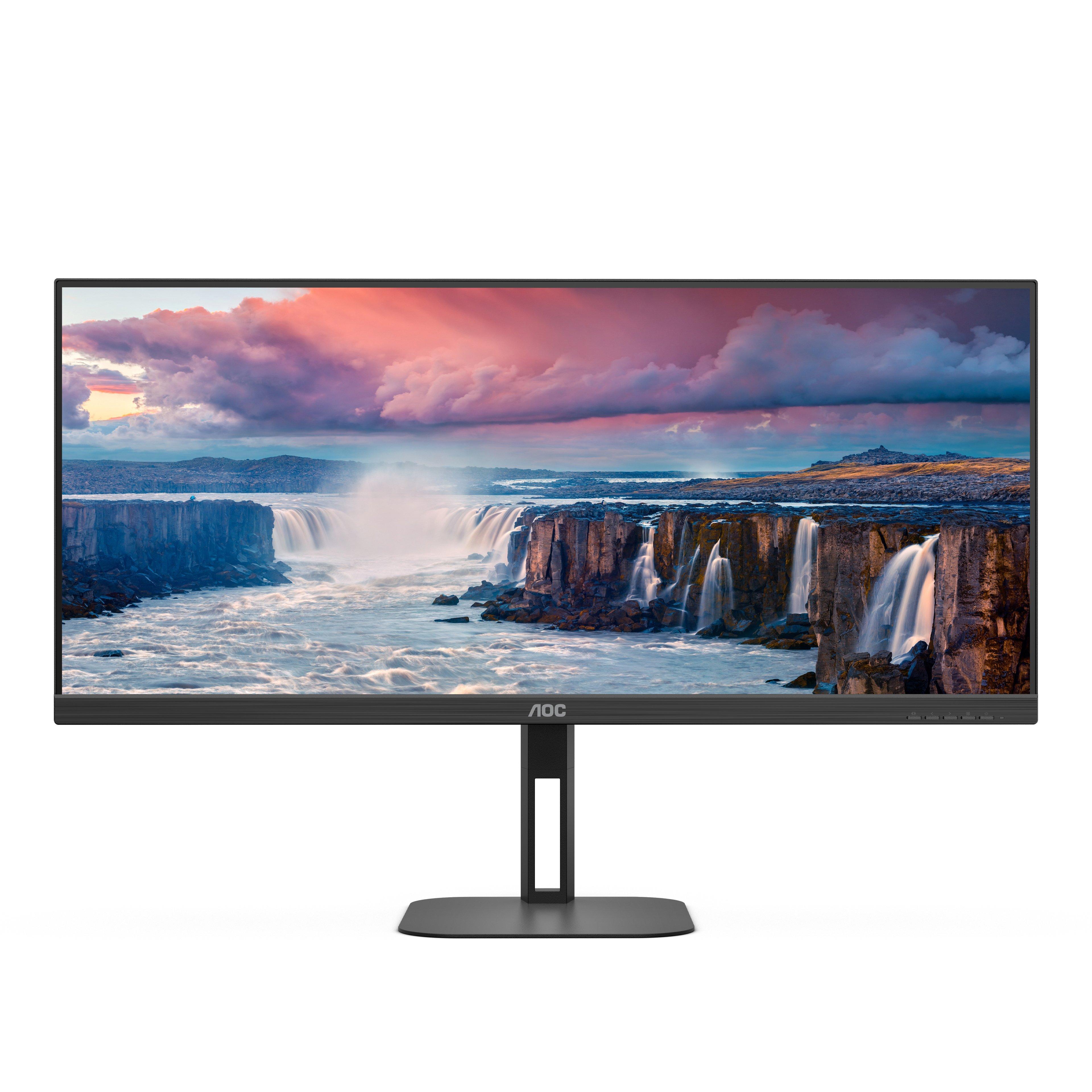 AOC  V5 U34V5C/BK Monitor PC 86,4 cm (34") 3440 x 1440 Pixel UltraWide Quad HD LCD Nero 