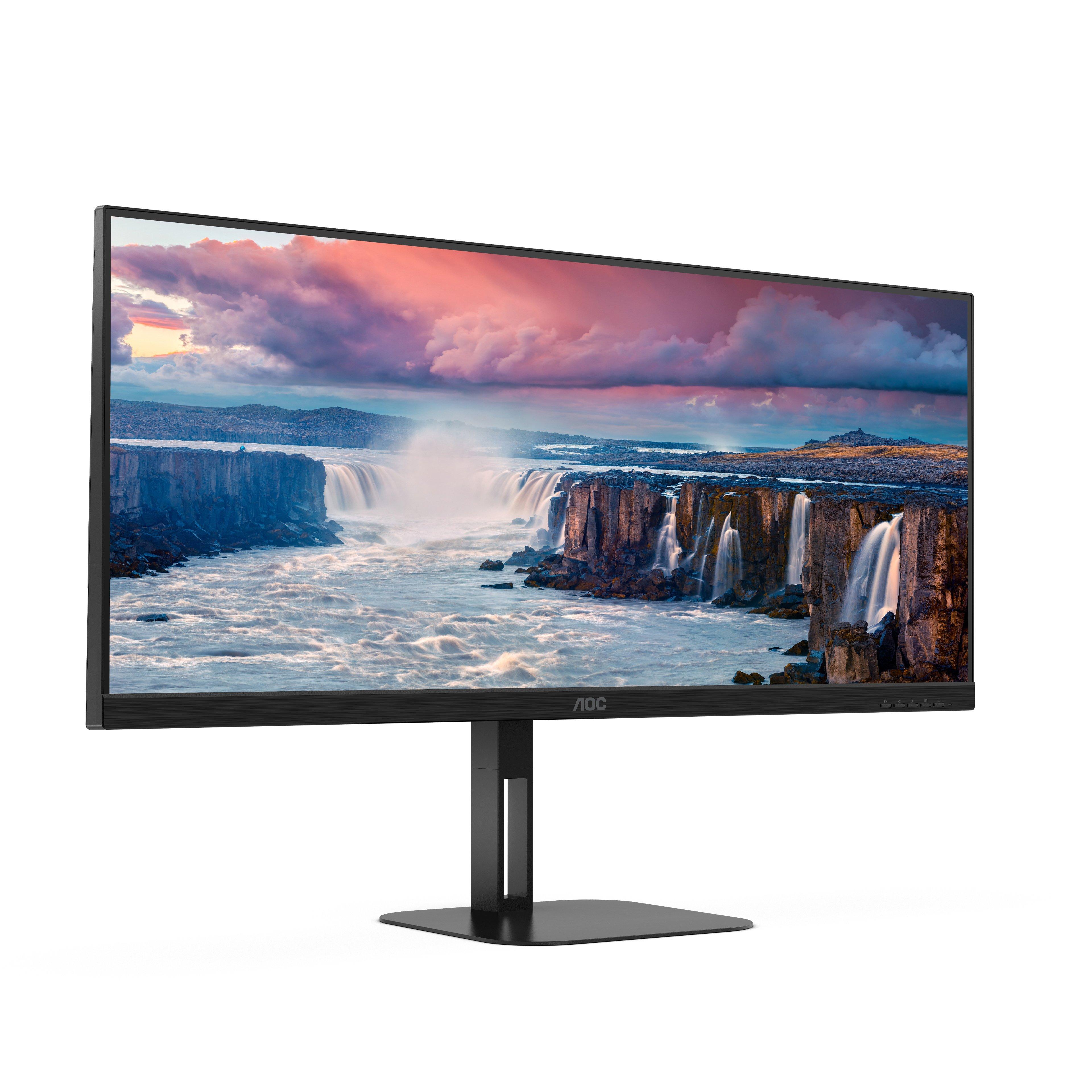 AOC  V5 U34V5C/BK Monitor PC 86,4 cm (34") 3440 x 1440 Pixel UltraWide Quad HD LCD Nero 