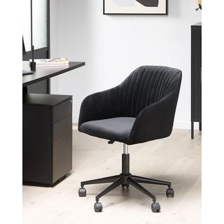 Beliani Chaise de bureau en Velours Moderne VENICE  