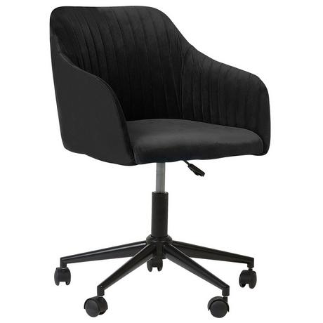Beliani Chaise de bureau en Velours Moderne VENICE  