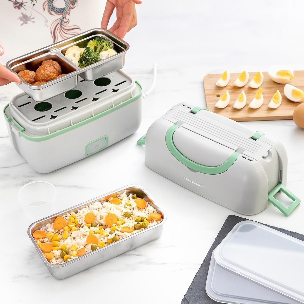 InnovaGoods Lunchbox - Elektrischer Dampfgarer  