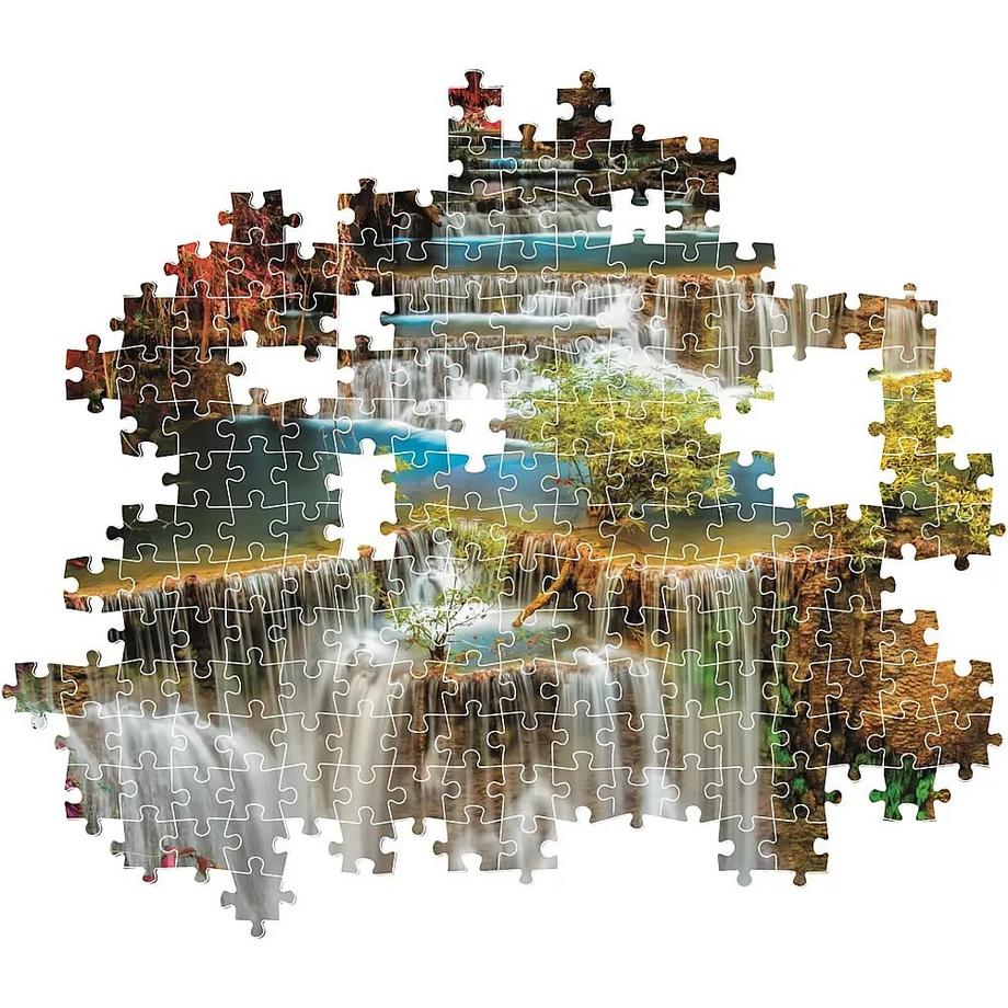 Clementoni  Puzzle Bunte Thailändische Wasserfälle (1000Teile) 