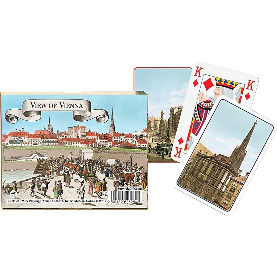 Designkarten Bridge, Views of Vienna