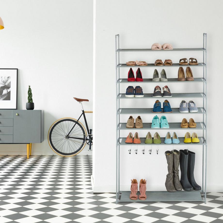 B2X Étagère à chaussures avec compartiment à coffre  