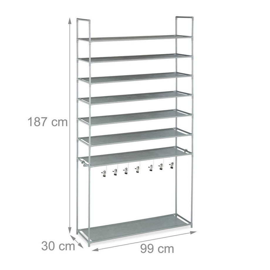B2X Étagère à chaussures avec compartiment à coffre  