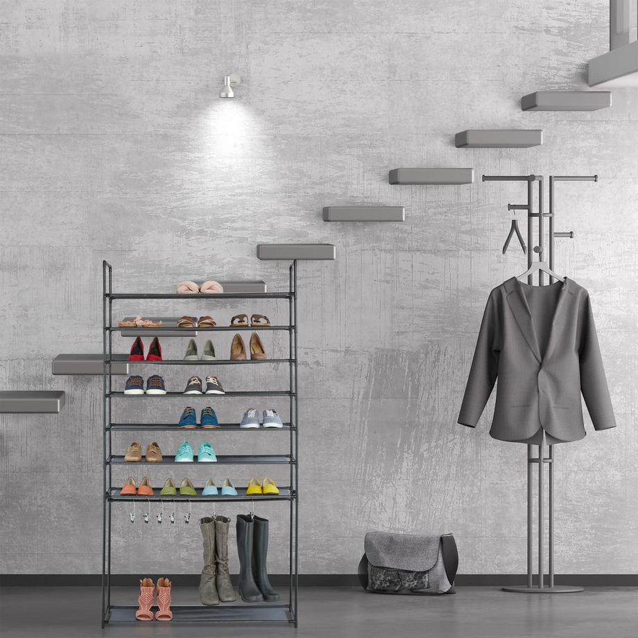 B2X Étagère à chaussures avec compartiment à coffre  