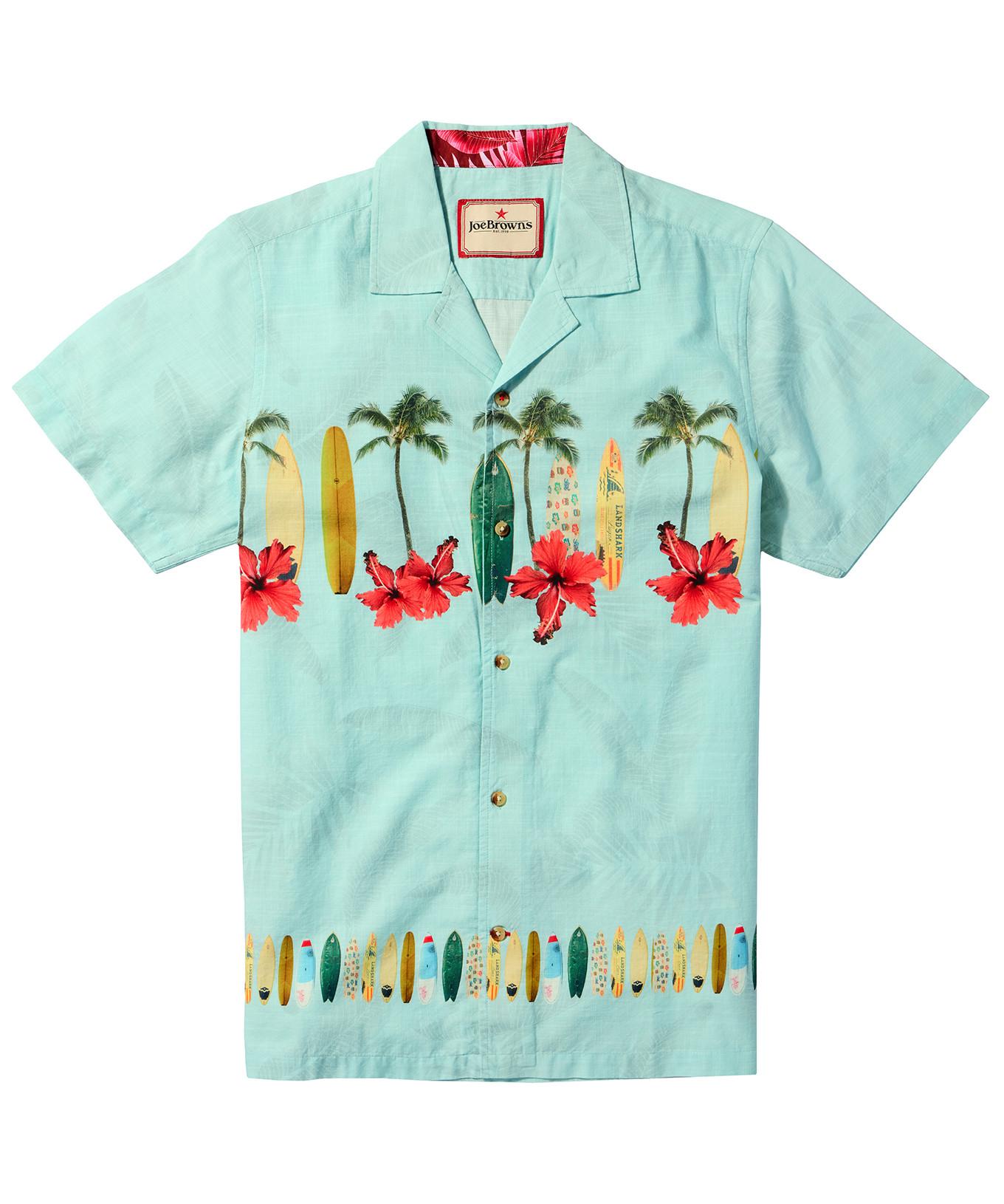 Joe Browns Surfboard Print Kurzarmhemd  