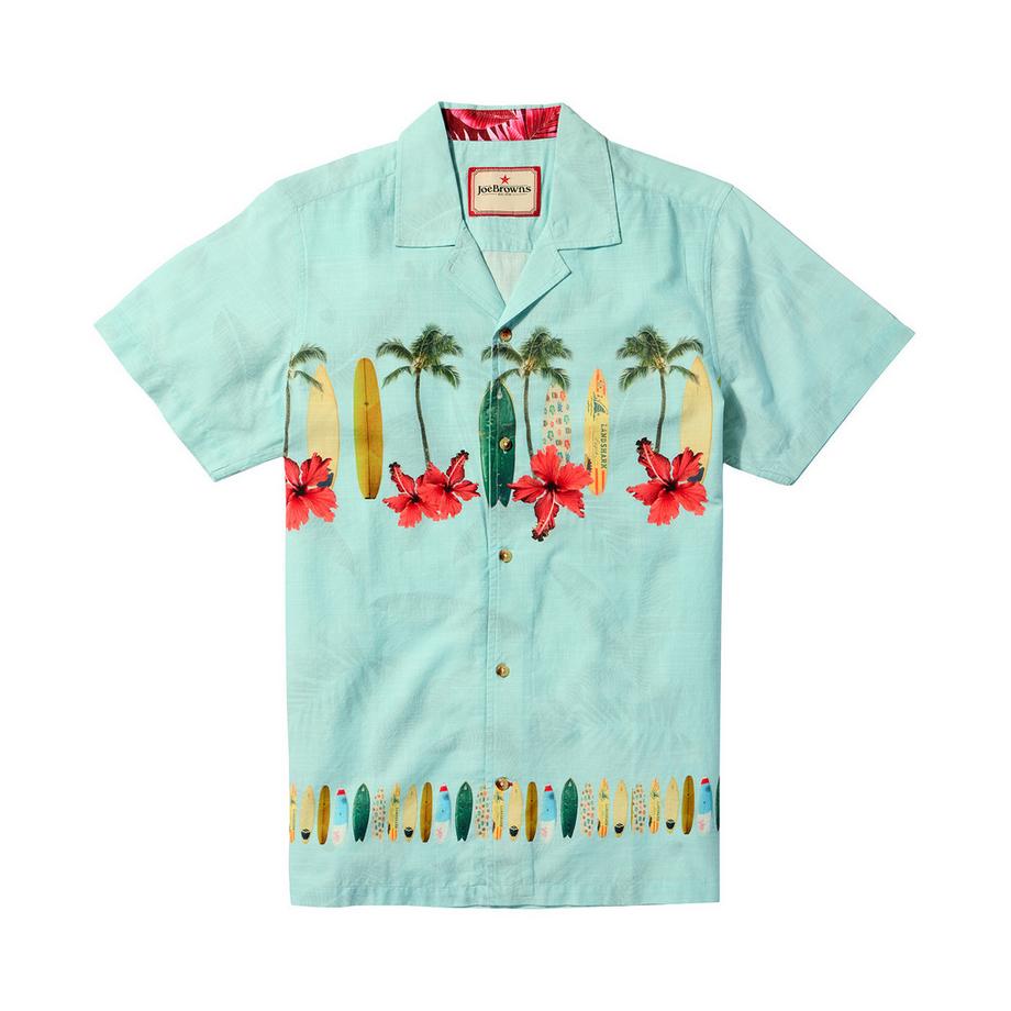Joe Browns Surfboard Print Kurzarmhemd  