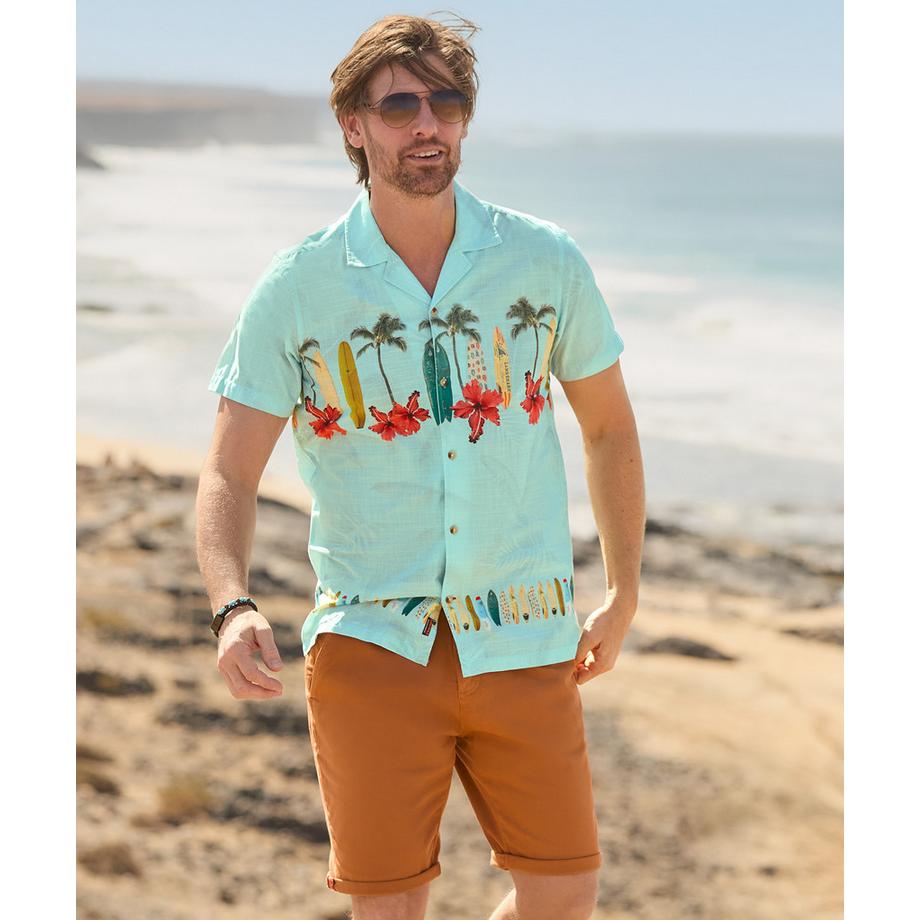 Joe Browns Surfboard Print Kurzarmhemd  