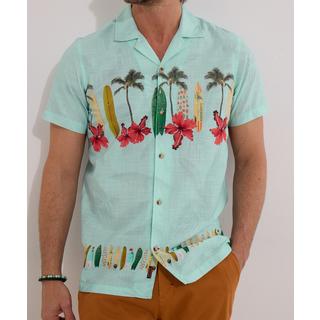 Joe Browns Surfboard Print Kurzarmhemd  