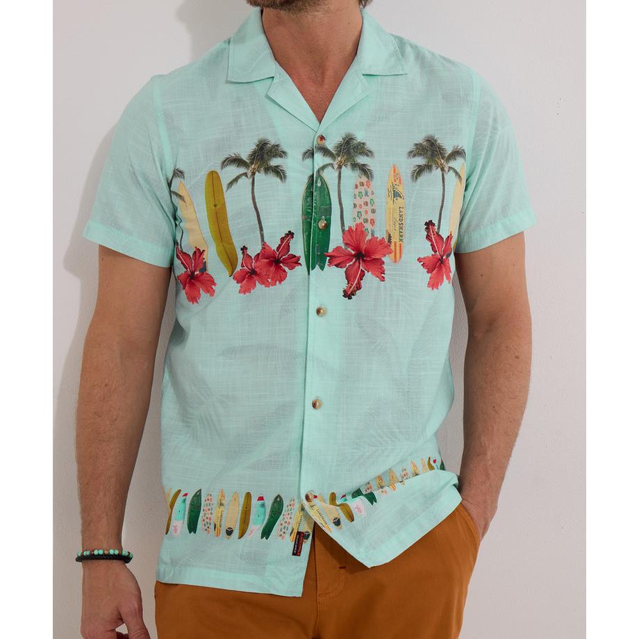 Joe Browns Surfboard Print Kurzarmhemd  