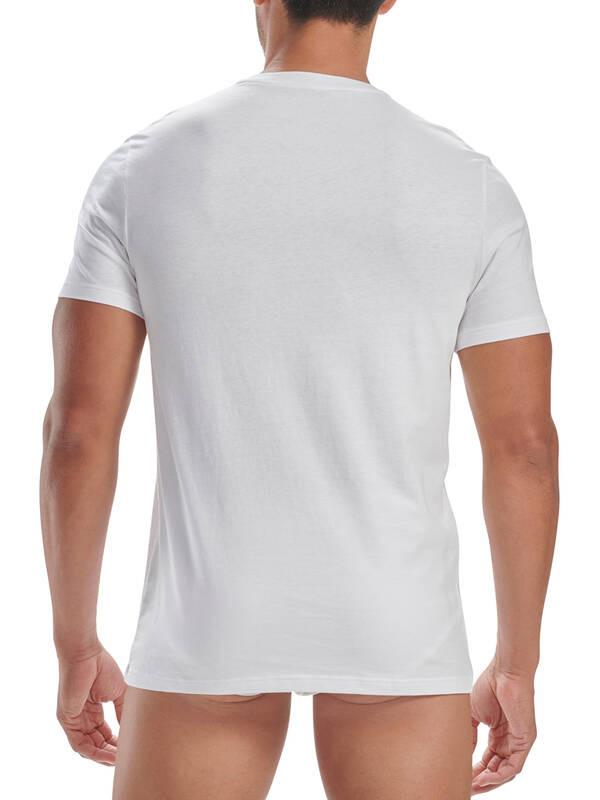 adidas T-Shirt Cotton Stretch Scollo a V Confezione da 2  