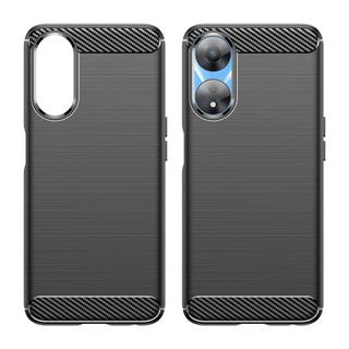 Cover-Discount  OPPO A78 5G - Metall Carbon Look Hülle 