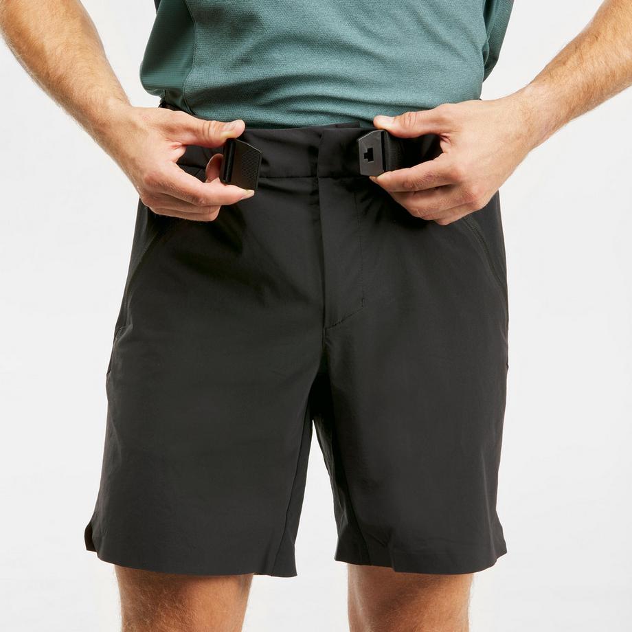 QUECHUA  Short de randonnée homme, MH500 noir 