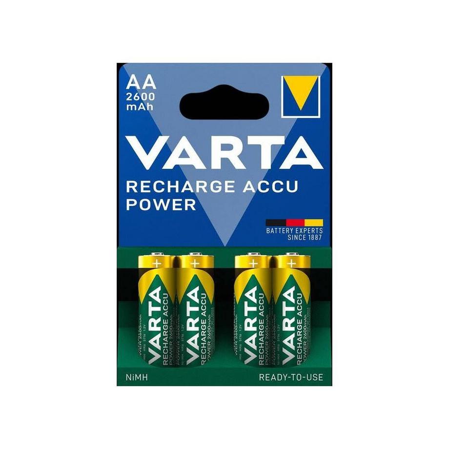 Nedis  Piles Ni-MH rechargeables AA | 1,2 V DC | 2500 mAh | Carte de 4 blisters 