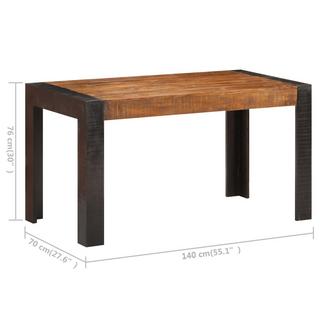 VidaXL Table à manger bois  