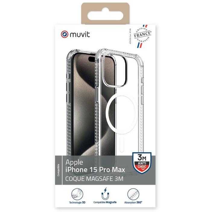 Muvit  Cover per iPhone 15 Pro Max 