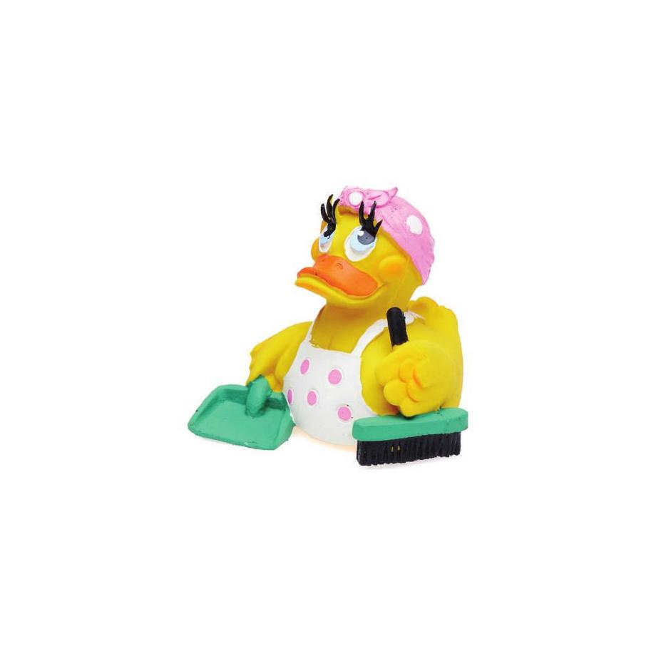Lanco  Canard de bain femme de ménage jaune 