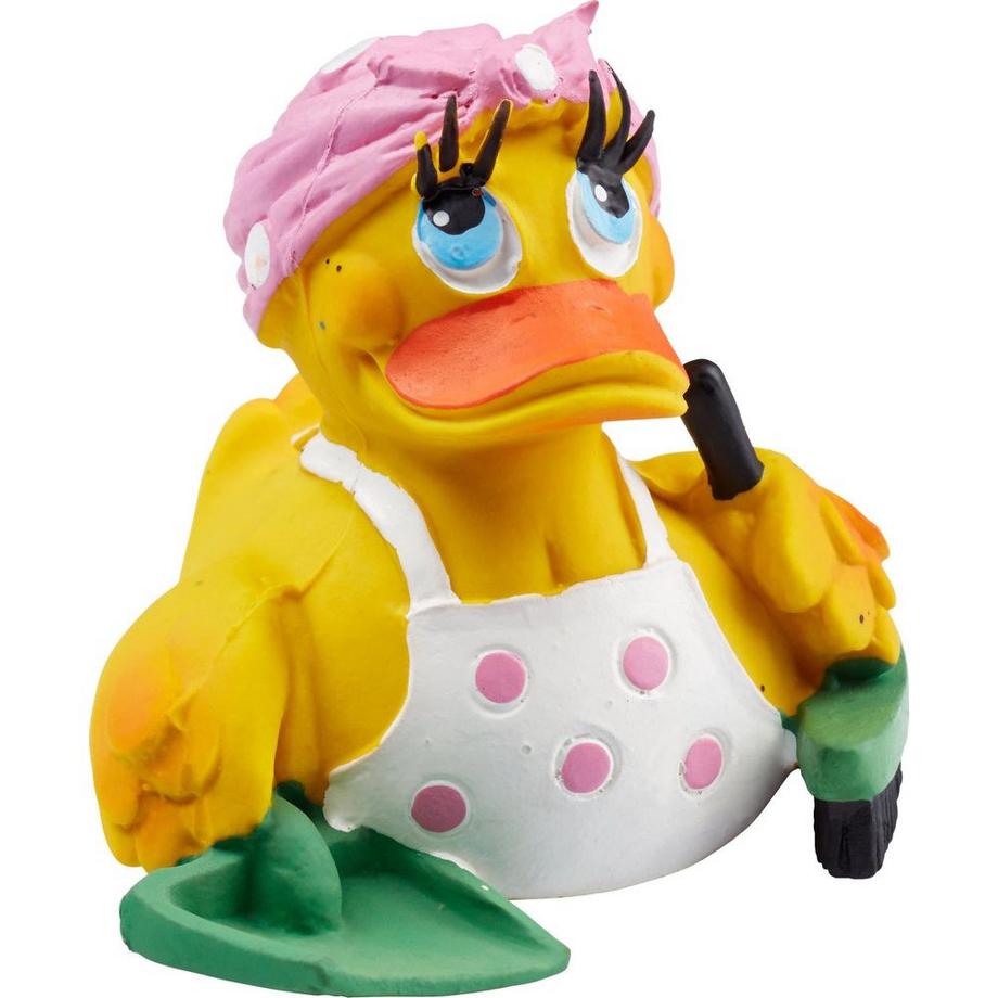 Lanco  Canard de bain femme de ménage jaune 