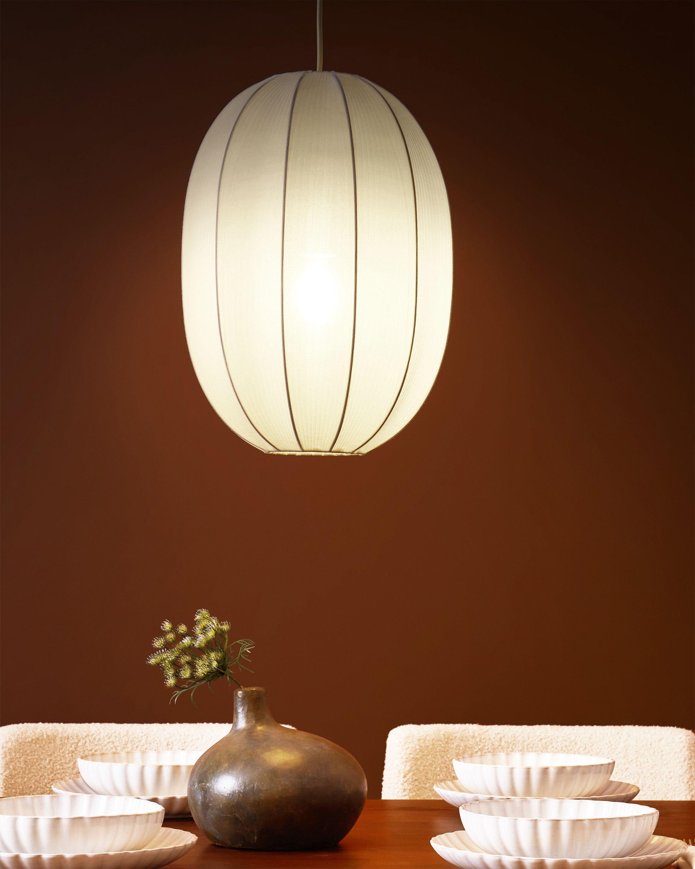 Beliani Lampe suspension en Nylon Moderne PADAMO  