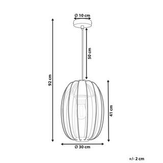 Beliani Lampe suspension en Nylon Moderne PADAMO  