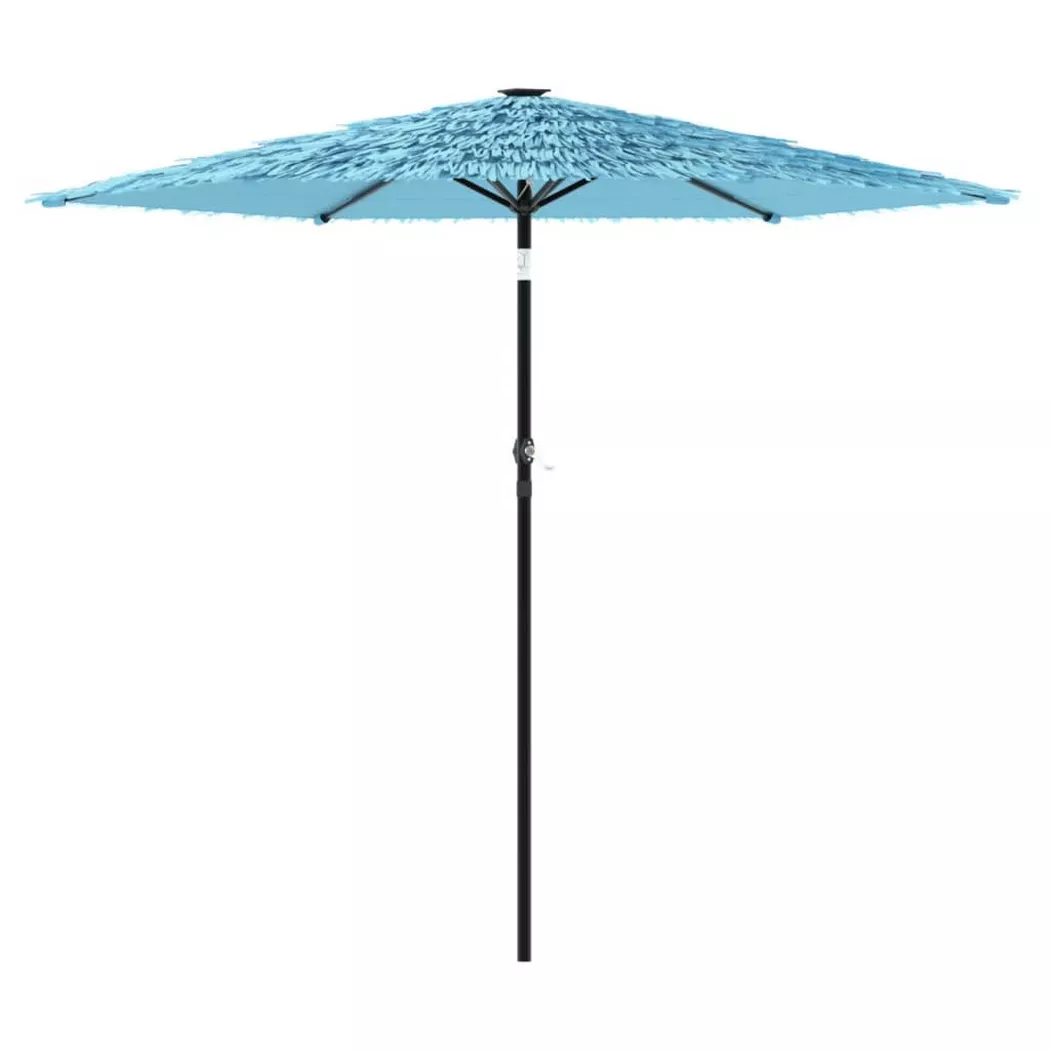 vidaXL Sonnenschirm mit Stahlmast Blau 268x268x226 cm