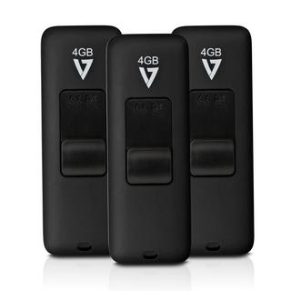 V7  V7 VF24GAR-3PK-3E USB-Stick 4 GB USB Typ-A 2.0 Schwarz 