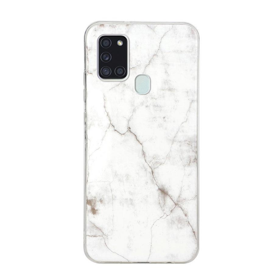 Cover-Discount  Galaxy A21S - Custodia In Gomma Siliconica Marble 