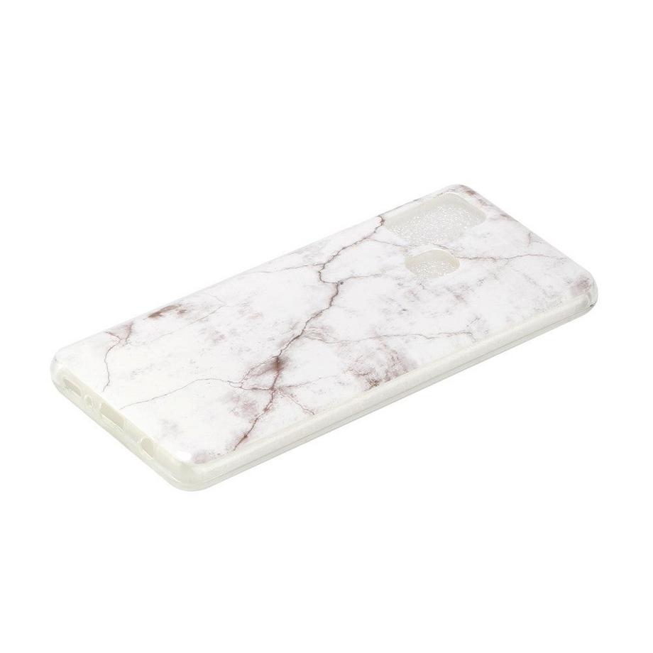 Cover-Discount  Galaxy A21S - Custodia In Gomma Siliconica Marble 