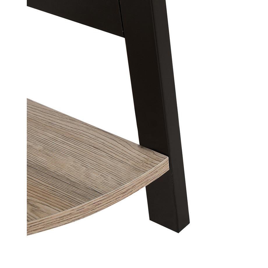 Beliani Libreria angolare a 5 ripiani en Fibra a media densità (MDF) Retrò BEXLEY  