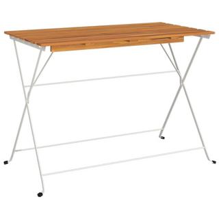 VidaXL Table de bistrot pliante bois  