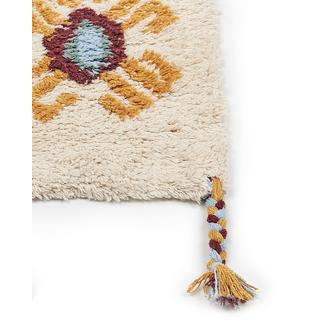 Beliani Tapis en Coton Boho DUZCE  