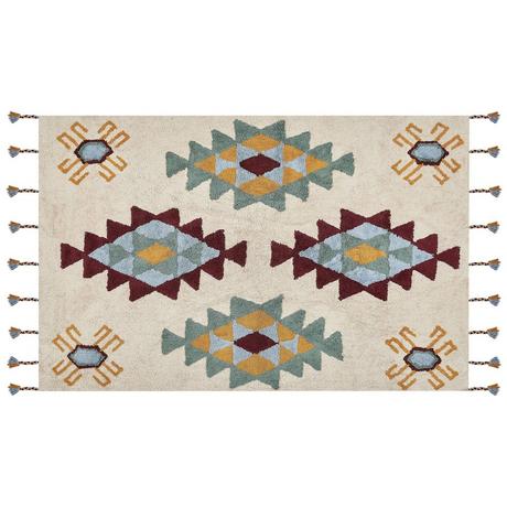 Beliani Tapis en Coton Boho DUZCE  