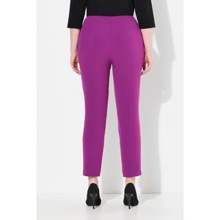 Ulla Popken  Pantalon ajusté en acétate haut de gamme, taille confortable 