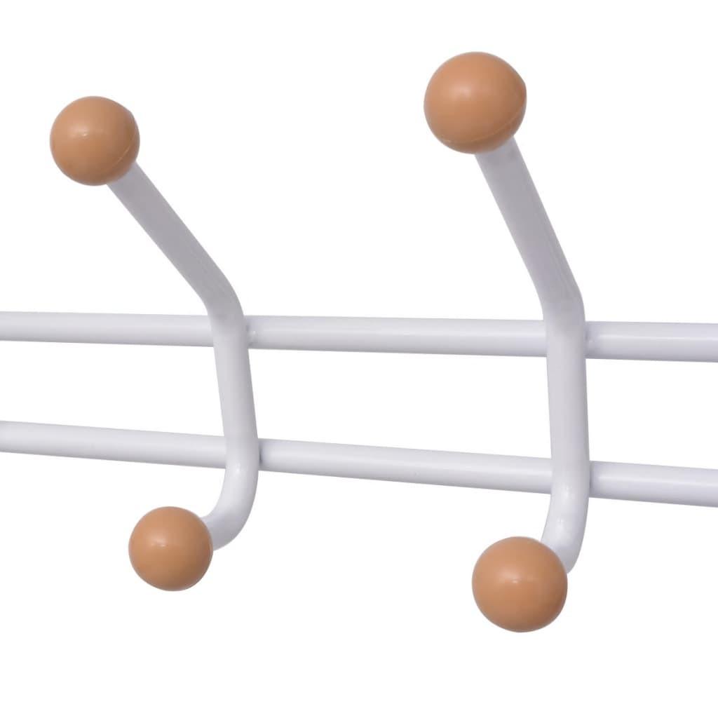VidaXL appendiabiti per vestiti Acciaio  
