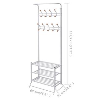 VidaXL Kleiderständer stahl  