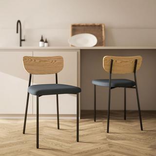 Northio Lot de 2 chaises de salle à manger  