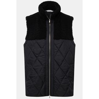 Studio Untold  Gilet dal taglio ampio con collo alto, trapuntatura e applicazione di teddy 