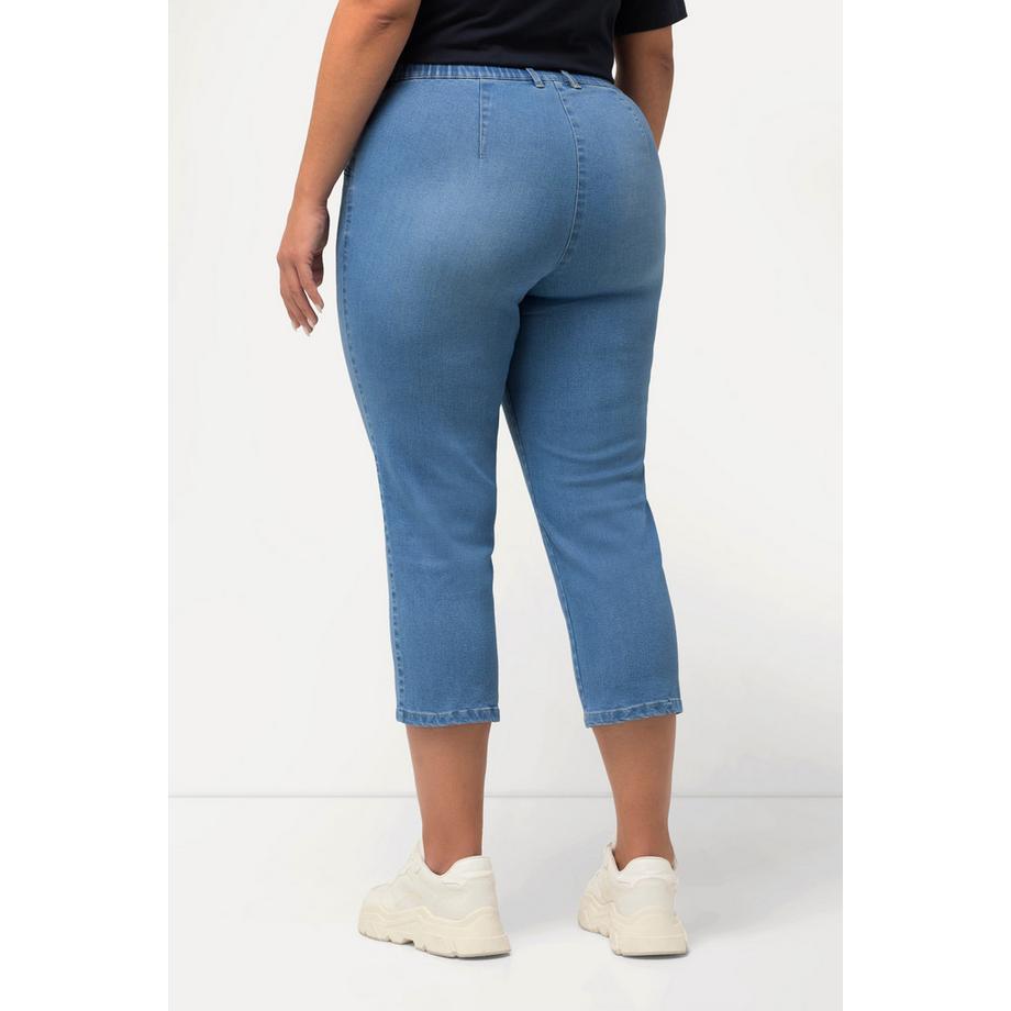 Ulla Popken Mony 7/8 Jeans Elastikbund Reissverschlusstaschen  
