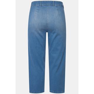 Ulla Popken Jean Mony 7/8 Taille Élastique Poches Zippées  