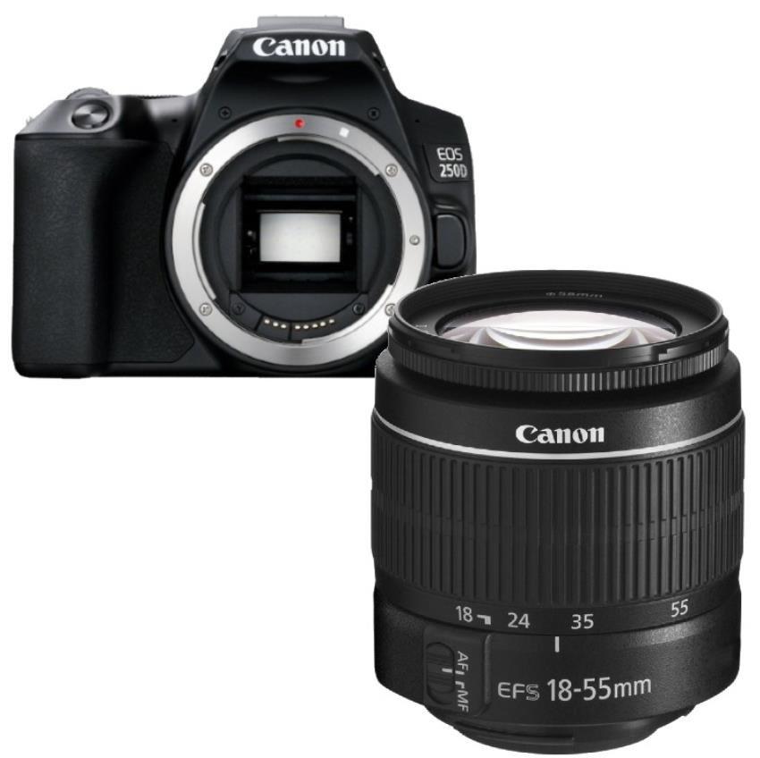 Image of Canon Canon EOS 250D (18-55 III) Kit Schwarz