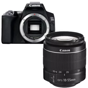 Canon EOS 250D (18-55 III) Kit Schwarz