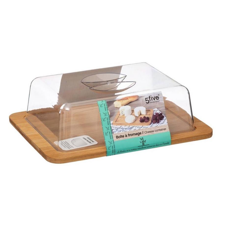 5five  Bambusschale zur Käseaufbewahrung 