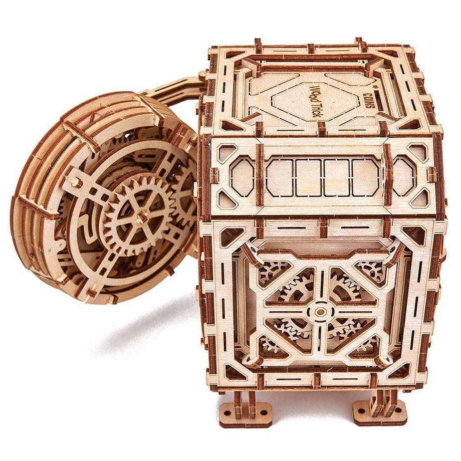 Wood Trick  Mechanischer Safe - Geschenkbox - 3D Holzbausatz 