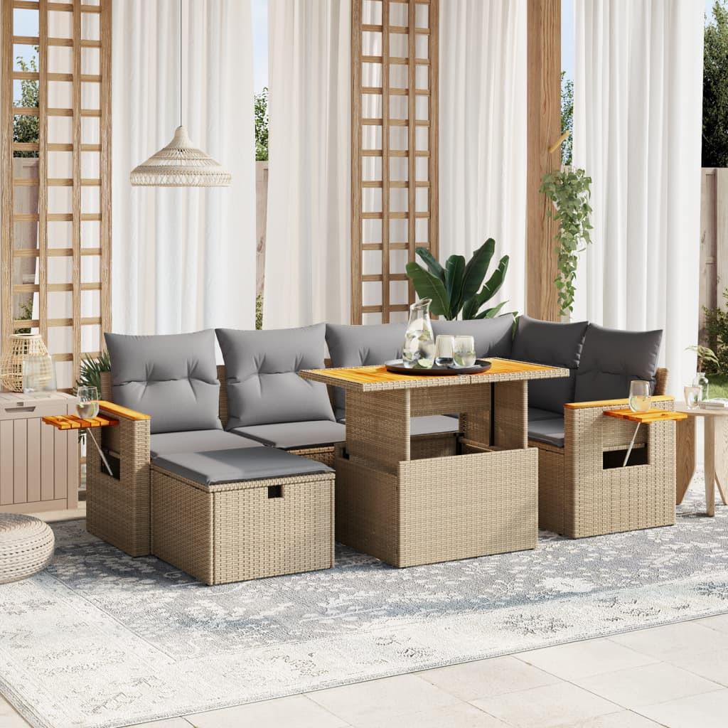 VidaXL Garten sofagarnitur poly-rattan  