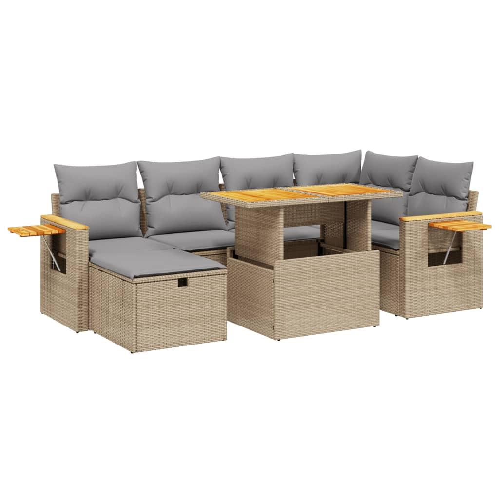 VidaXL Garten sofagarnitur poly-rattan  