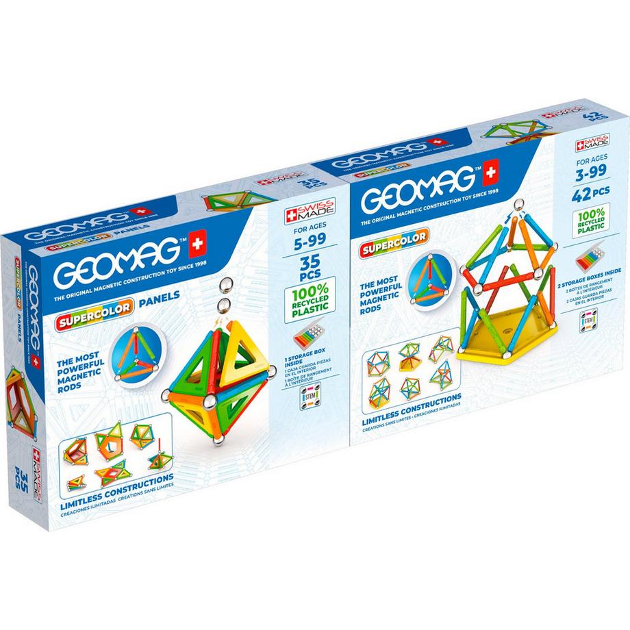 Geomag  Geomag Supercolor Double Pack 77 Pièces 