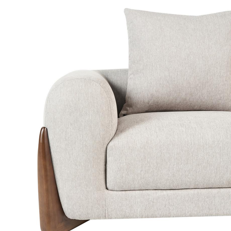 Beliani 2 Sitzer Sofa aus Stoff Modern VINLIDEN  