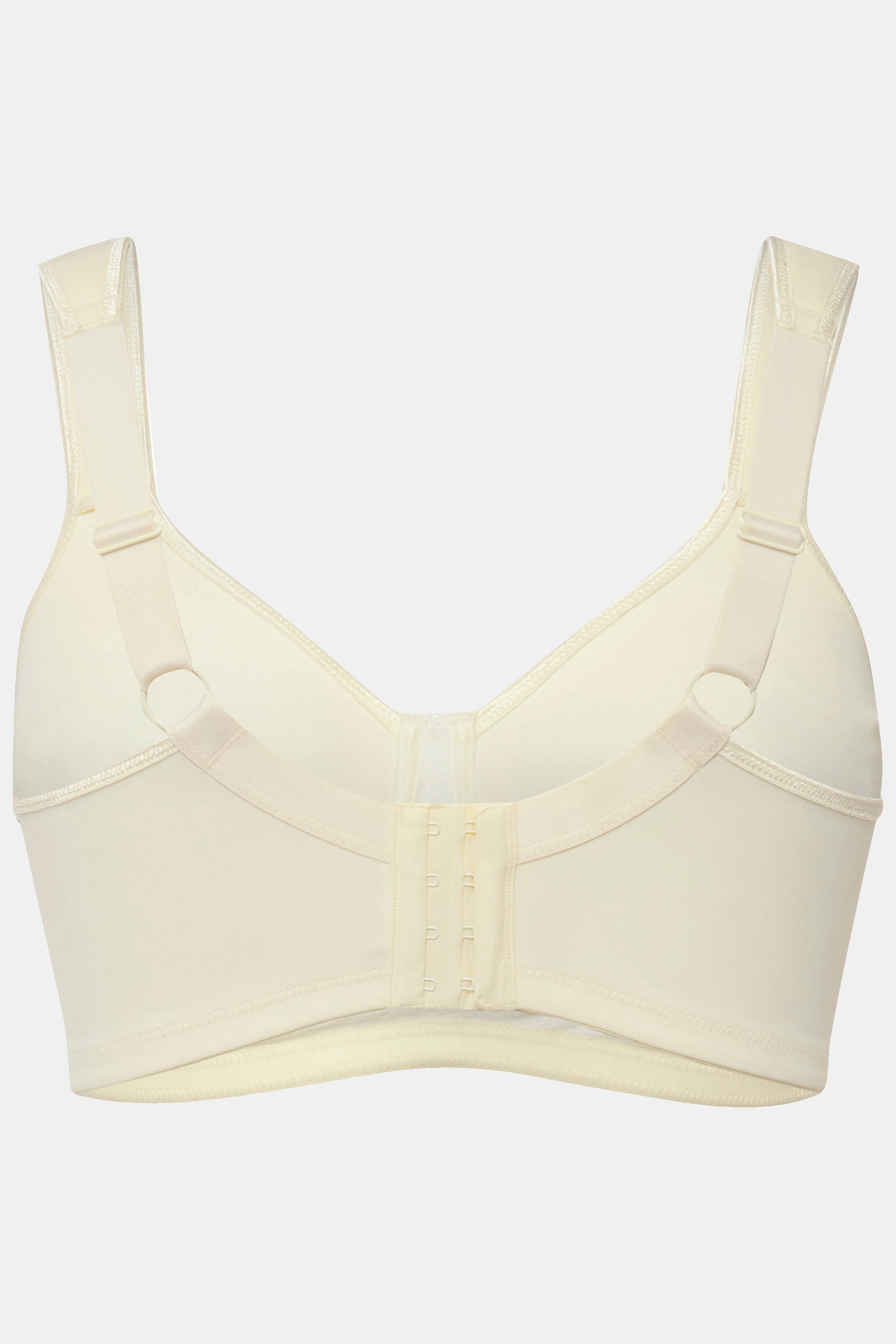 Ulla Popken  Reggiseno wellness in microfibra senza ferretto con coppa C-E 