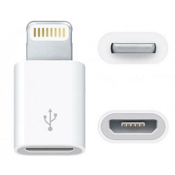 Adaptateur Micro-USB vers Lightning - Blanc